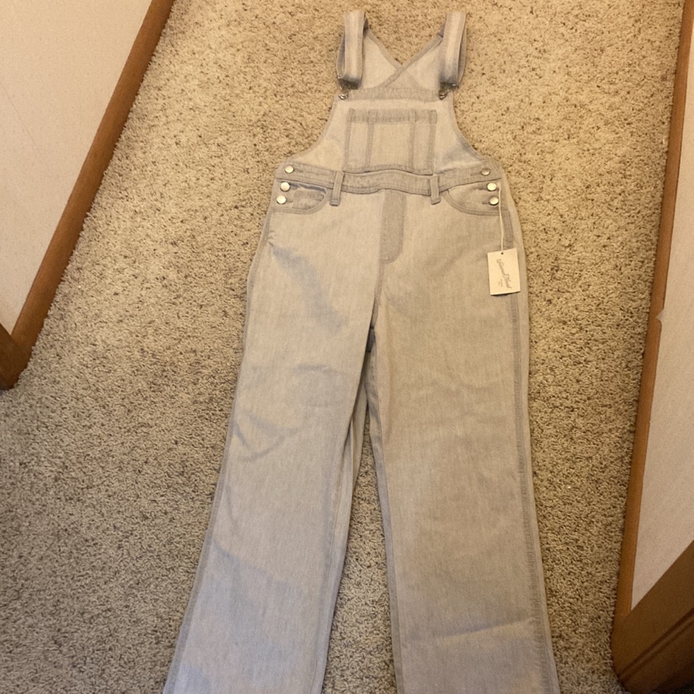 Universal Thread Gray Overalls - image 2